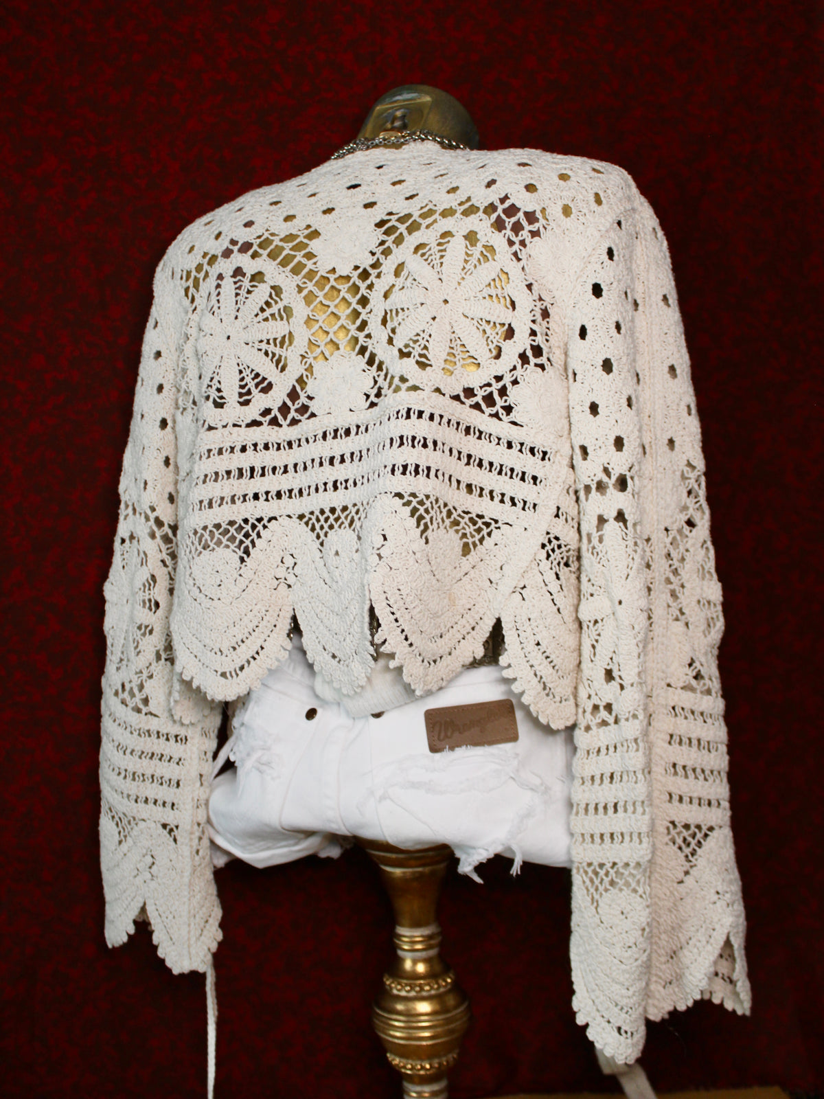 CROCHETED FRONT TIE TOP