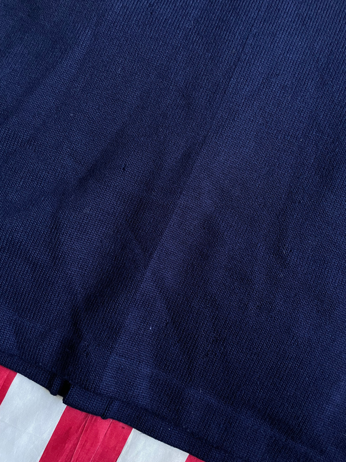 VINTAGE NAVY/YELLOW VARSITY CARDIGAN