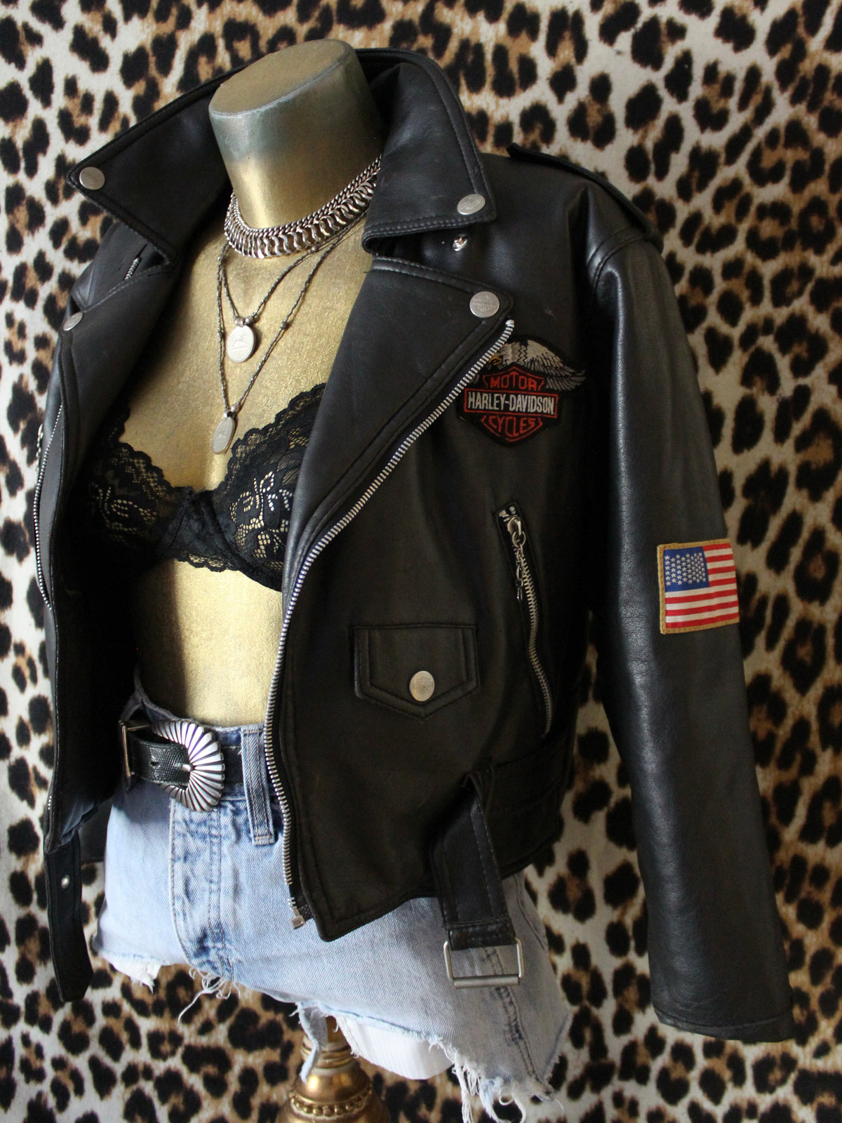PATCHED HARLEY-DAVIDSON JACKET