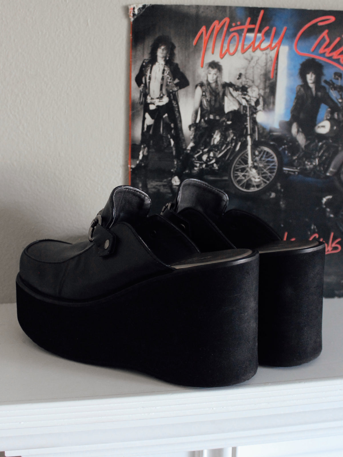 SLIDE ON PLATFORM LOAFERS