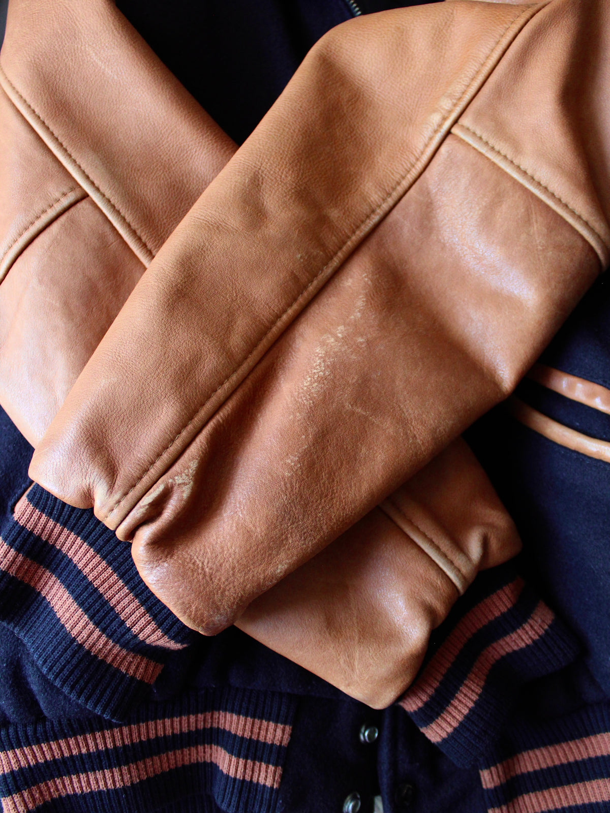 VINTAGE CONTRAST BOMBER JACKET