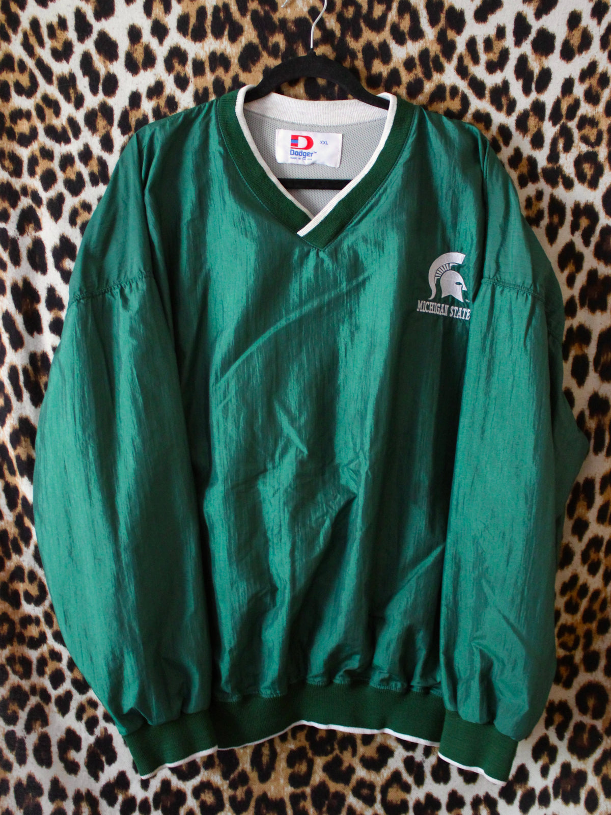 VINTAGE MICHIGAN STATE SPARTANS WINDBREAKER