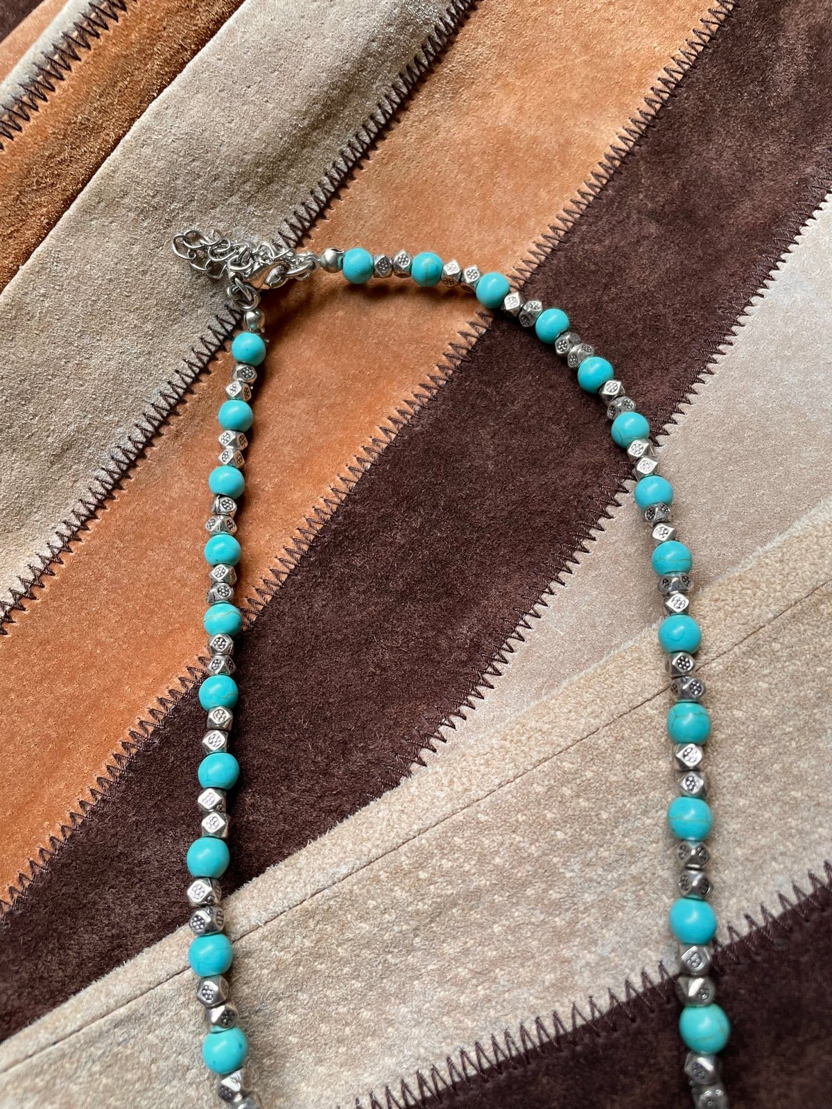 HAMMERED CROSS NECKLACE