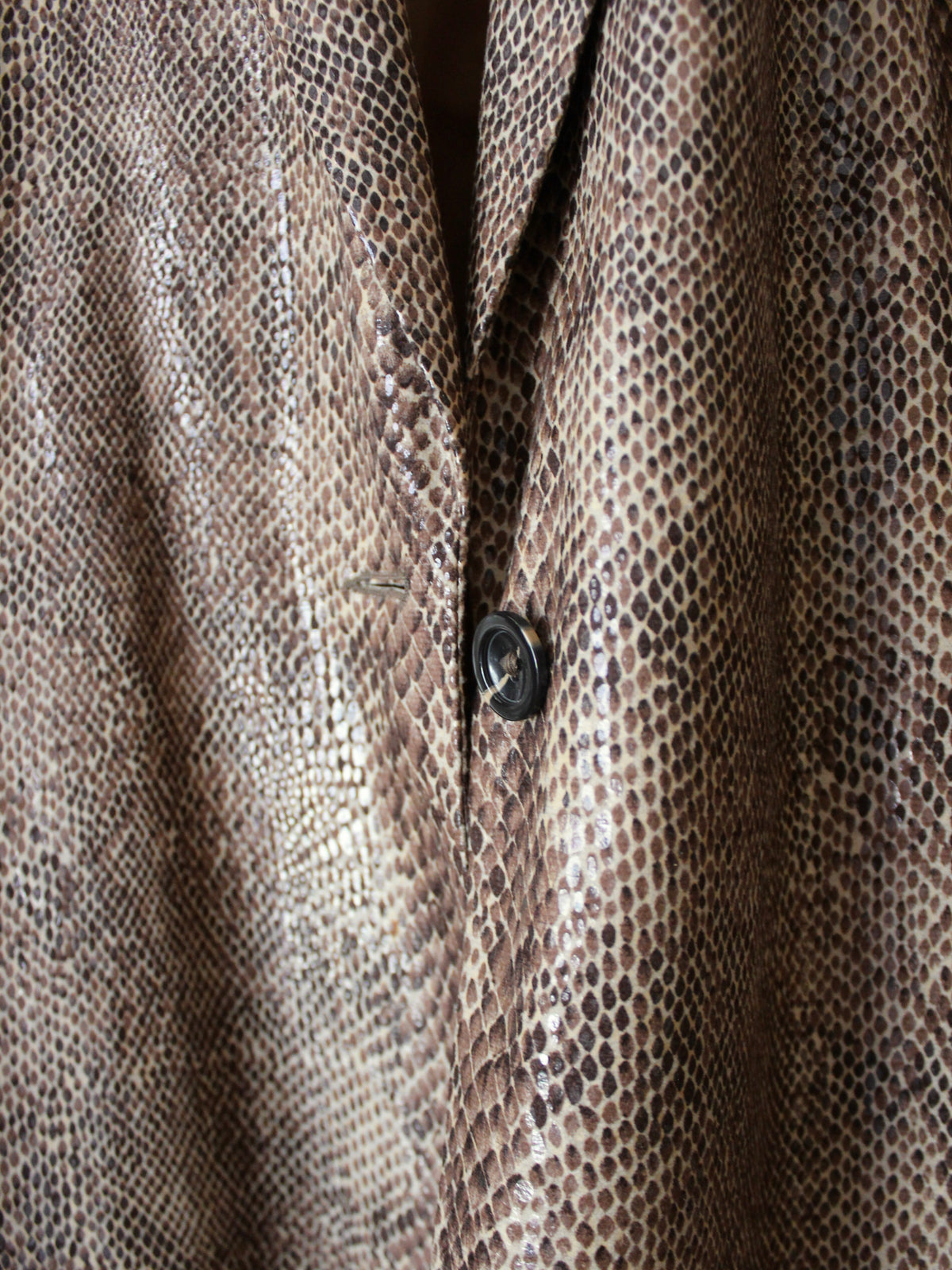 VINTAGE SNAKE PRINT BLAZER