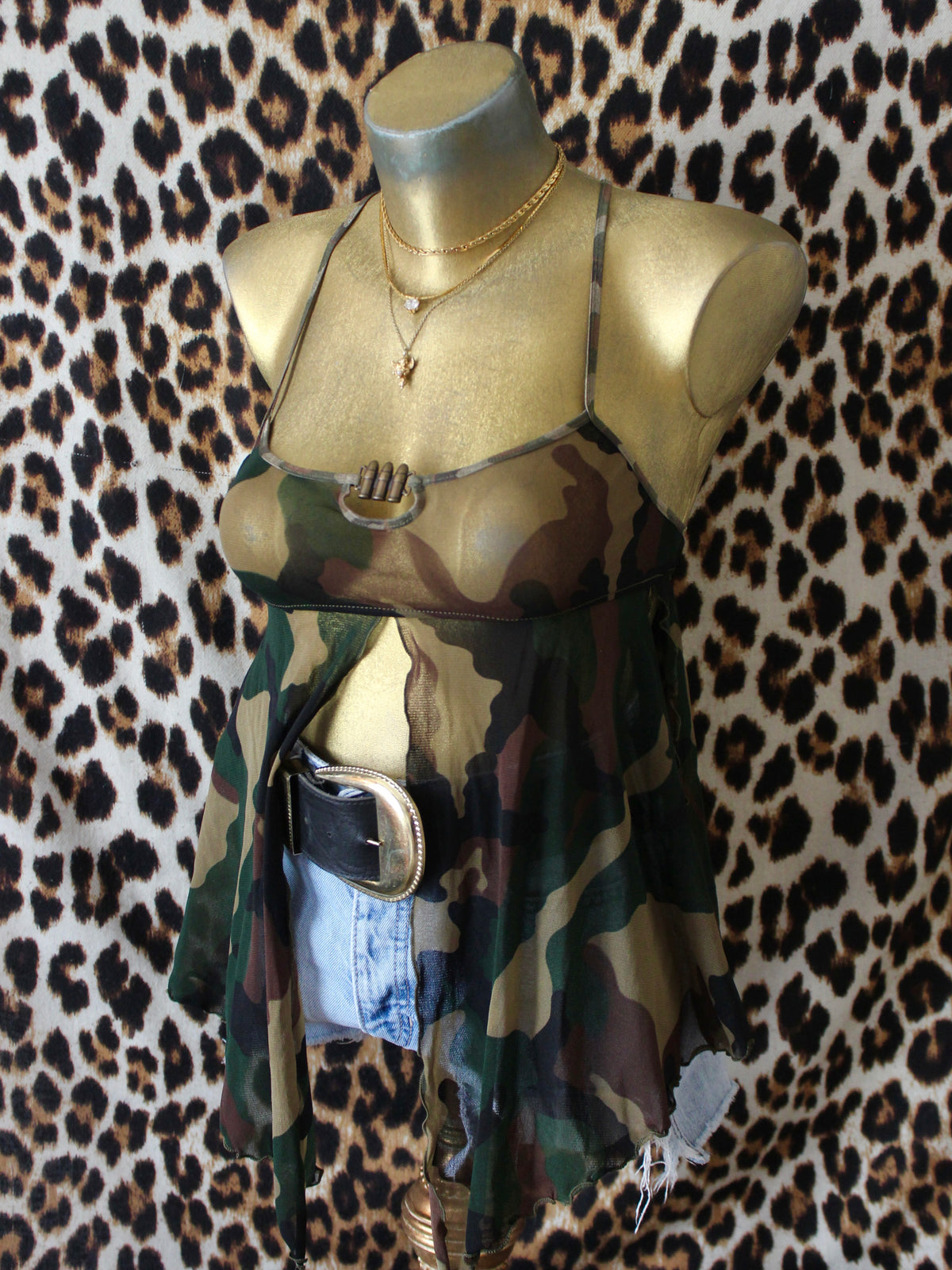 CAMO BABYDOLL TANK