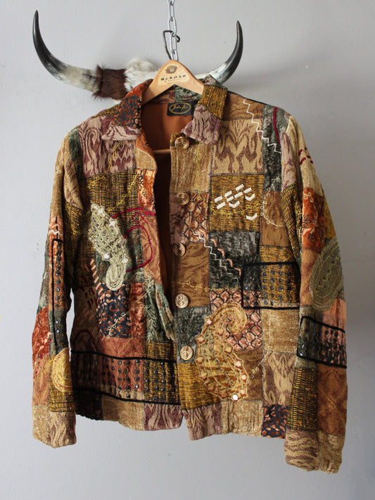 VINTAGE BOHEMIAN PATCHWORK JACKET