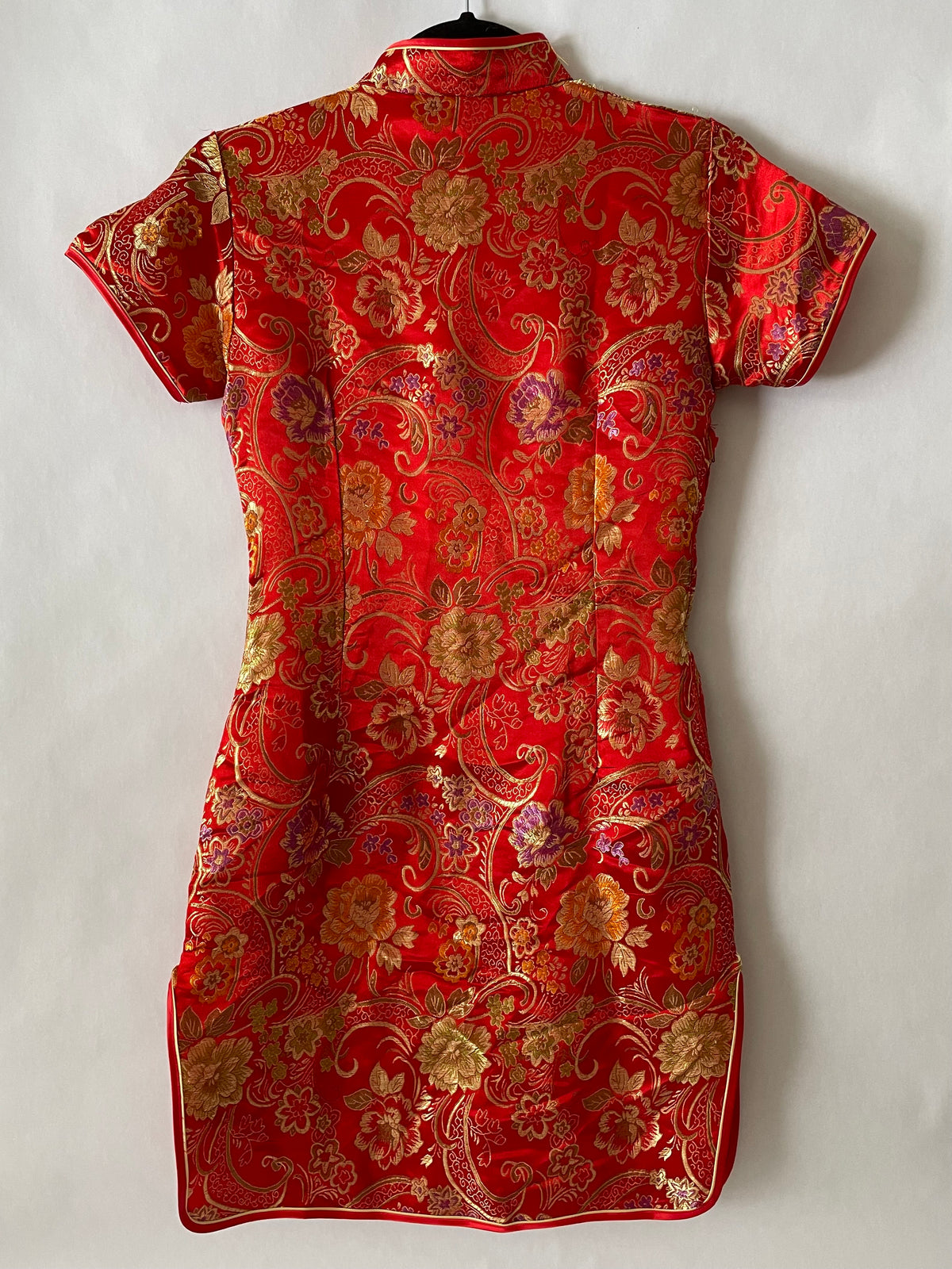 SHORT SILKY QIPAU DRESS