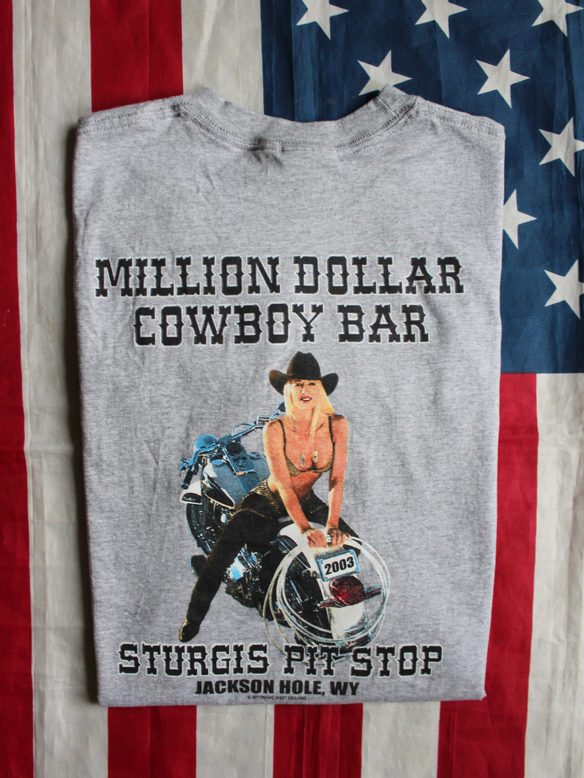 2003 STURGIS MILLION DOLLAR COWBOY BAR TEE