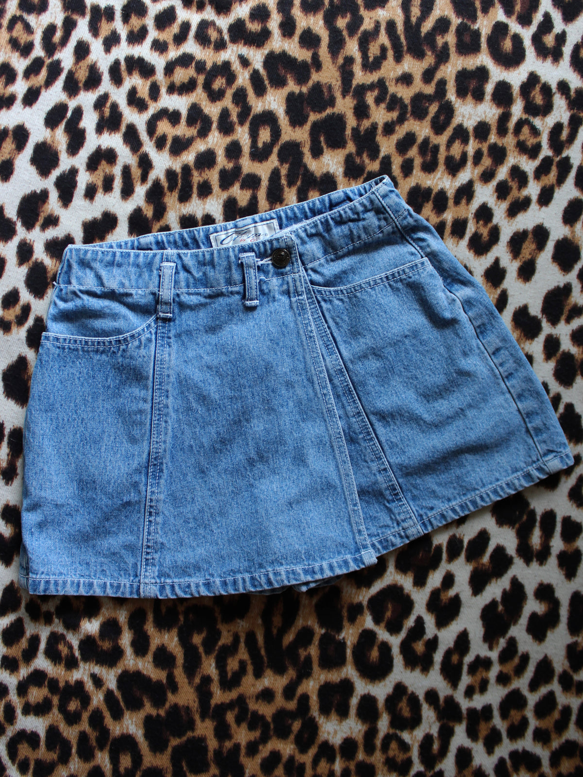VINTAGE DENIM SKORT