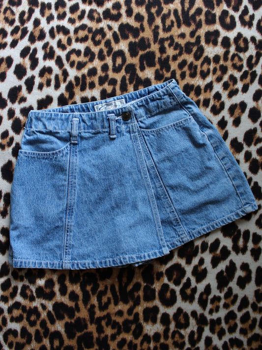 VINTAGE DENIM SKORT