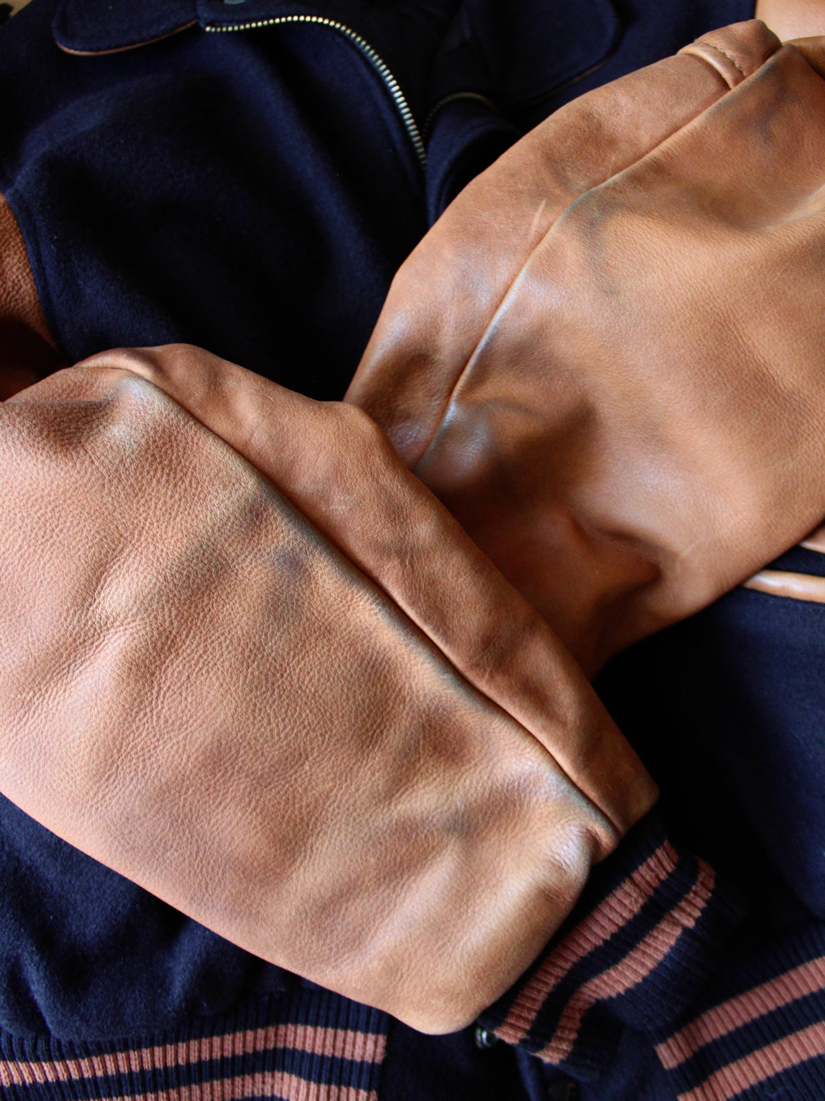 VINTAGE CONTRAST BOMBER JACKET