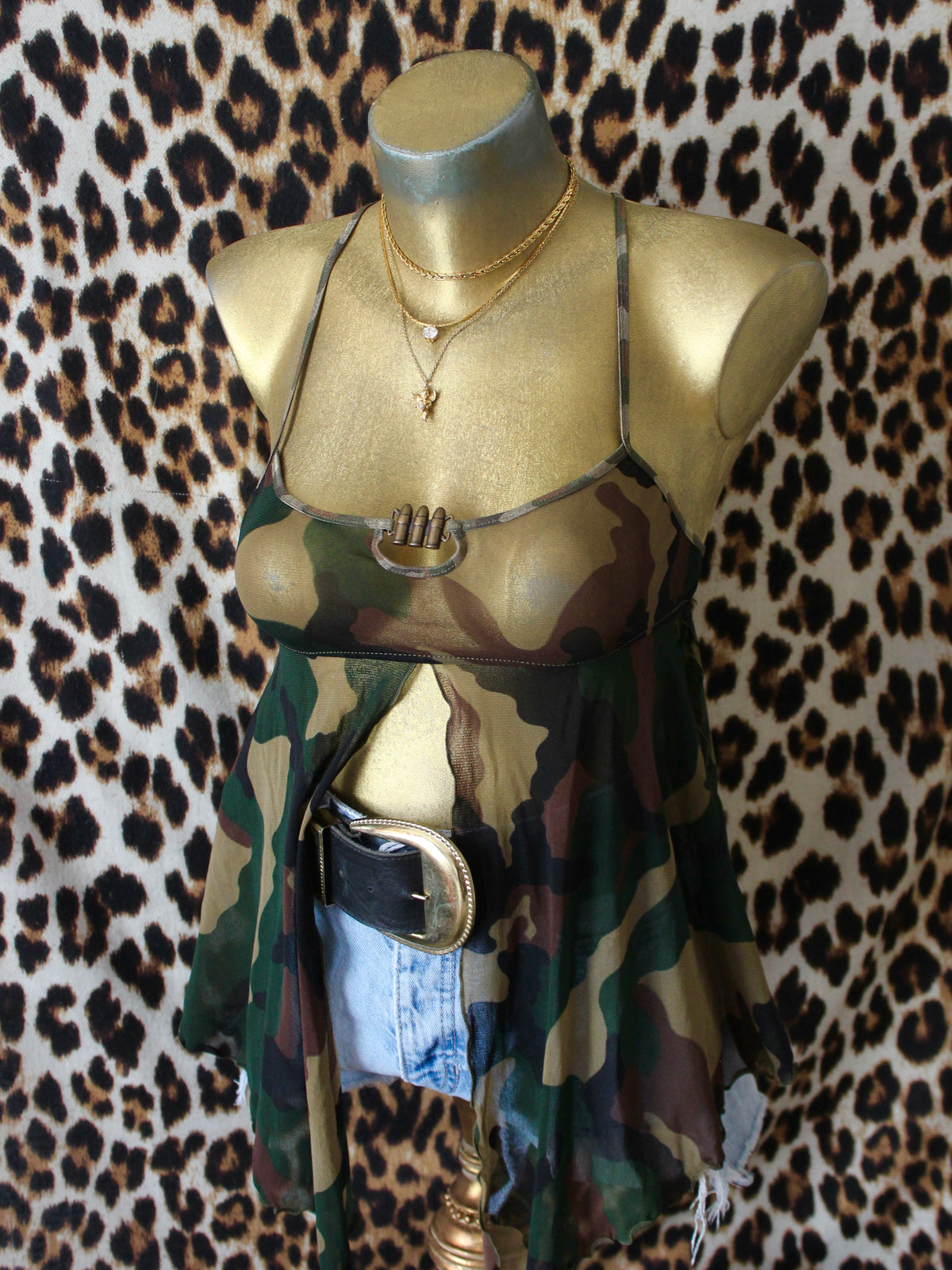 CAMO BABYDOLL TANK