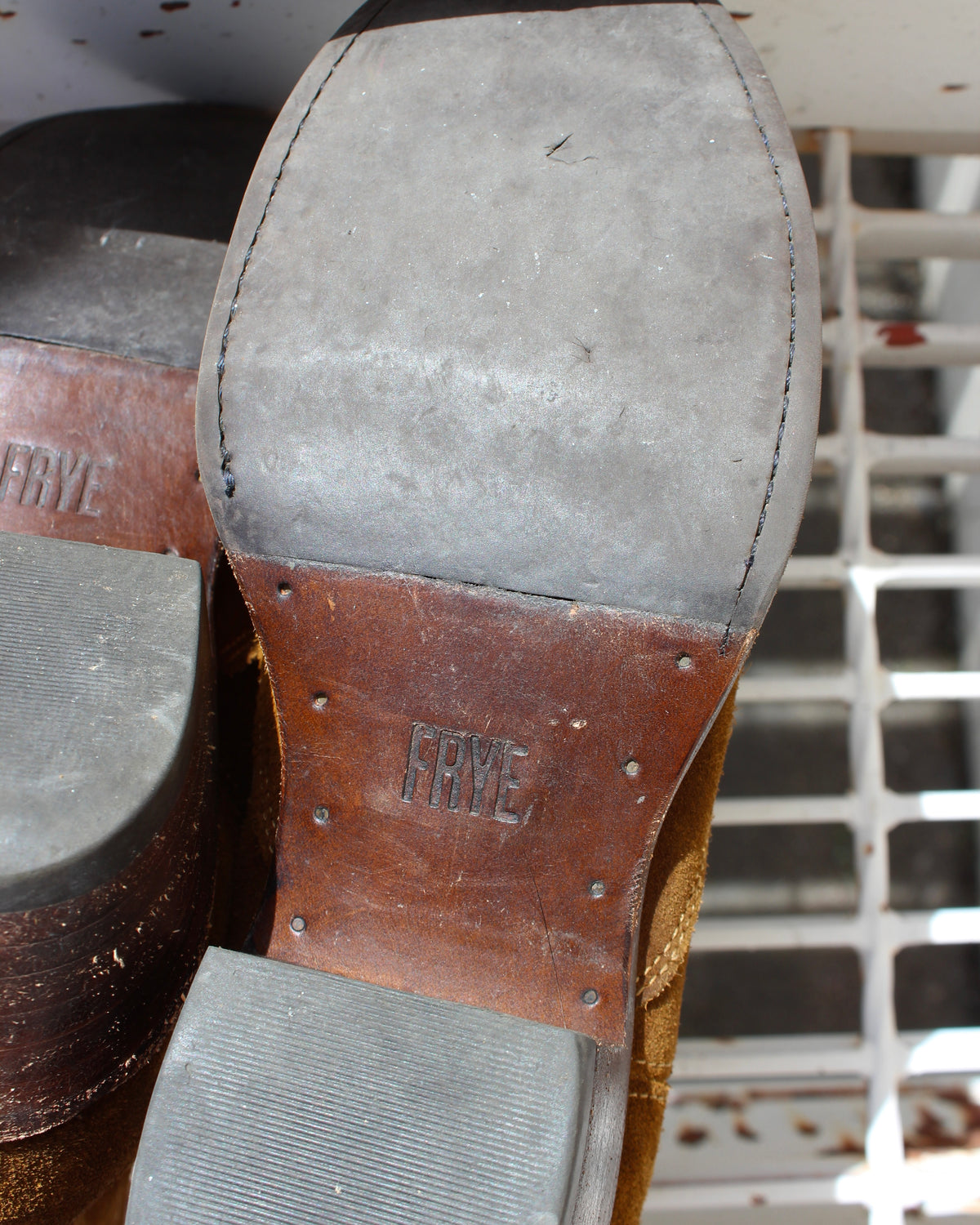 WESTERN SUEDE FRYE BOOTS