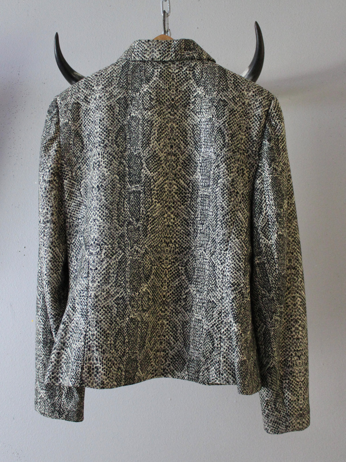 VINTAGE SNAKE PRINT JACKET