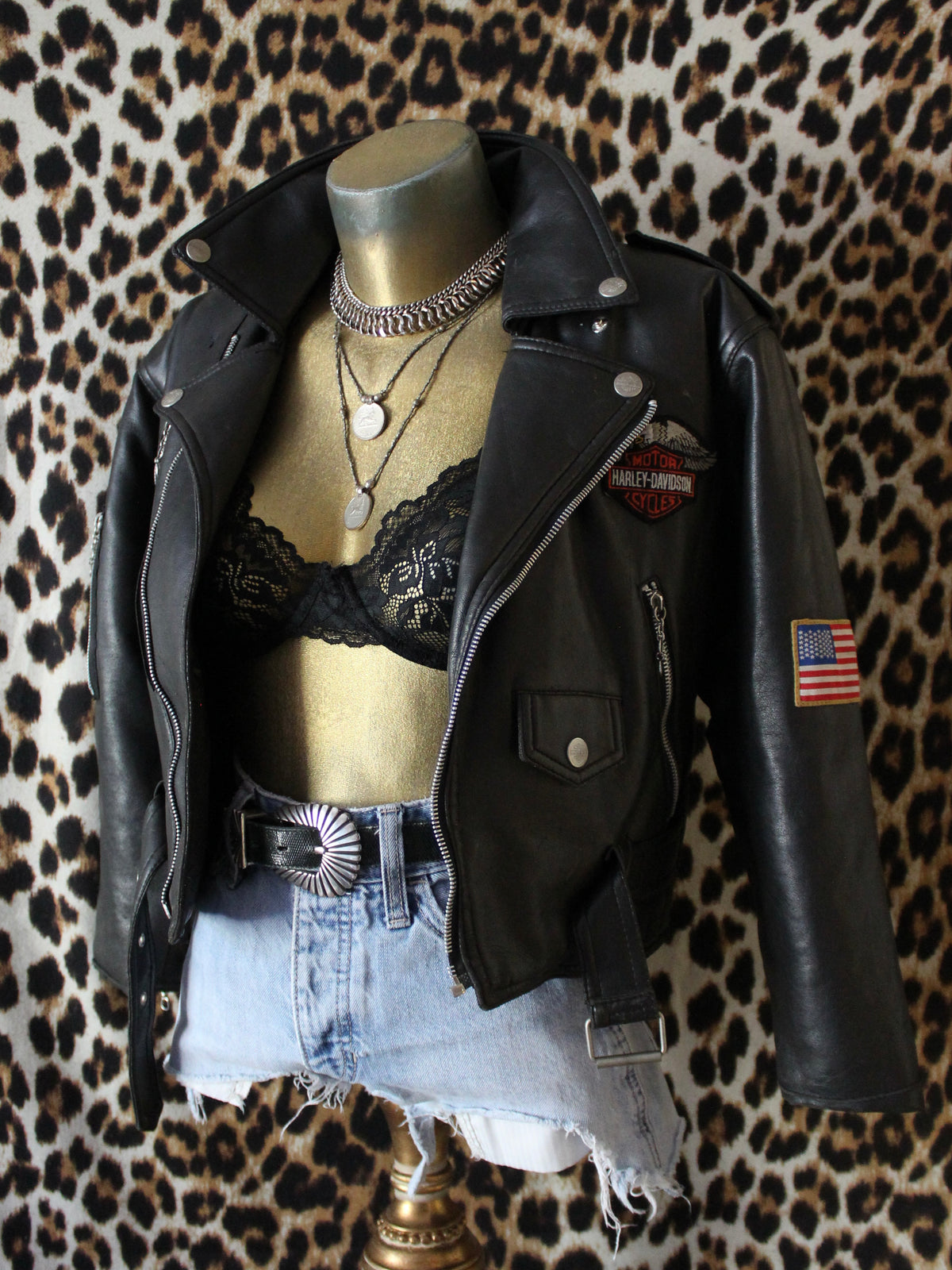 PATCHED HARLEY-DAVIDSON JACKET