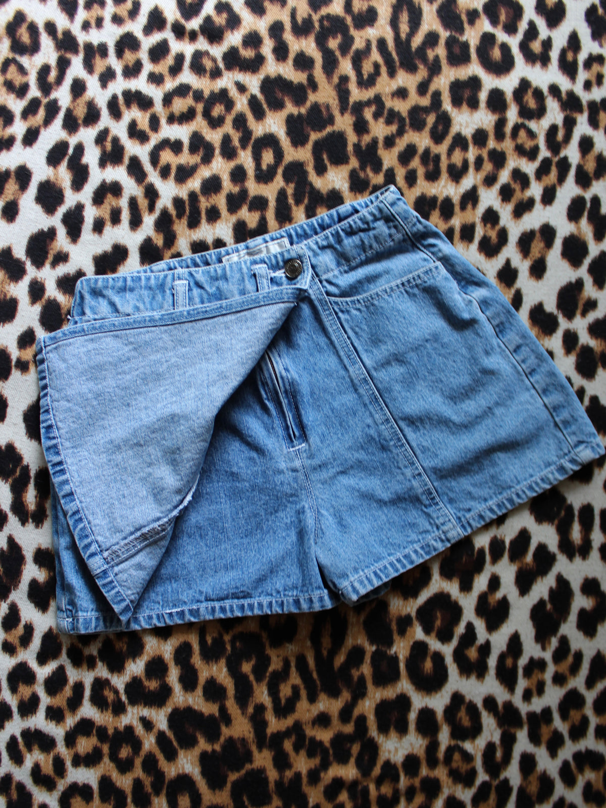 VINTAGE DENIM SKORT