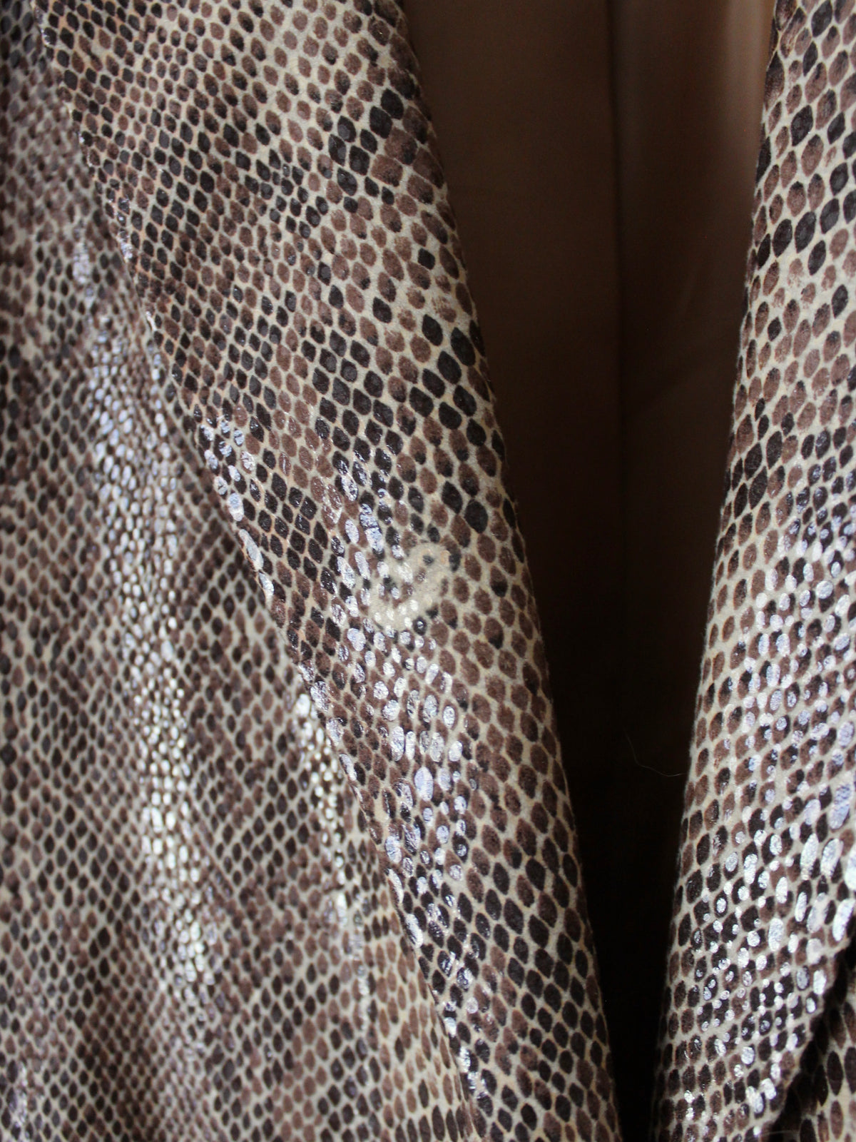 VINTAGE SNAKE PRINT BLAZER
