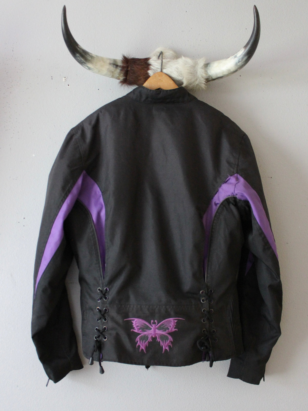 Y2K BUTTERFLY MOTORCYCLE JACKET