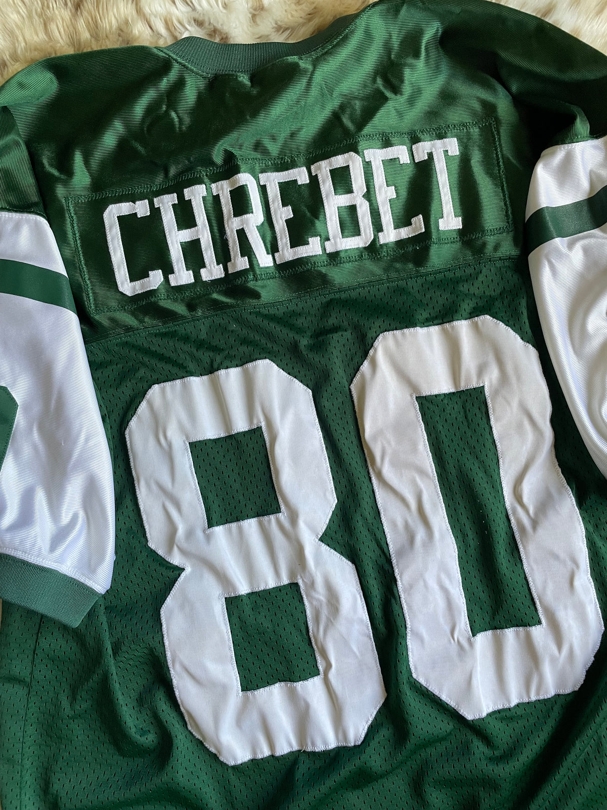 VINTAGE NEW YORK JETS CHREBET JERSEY