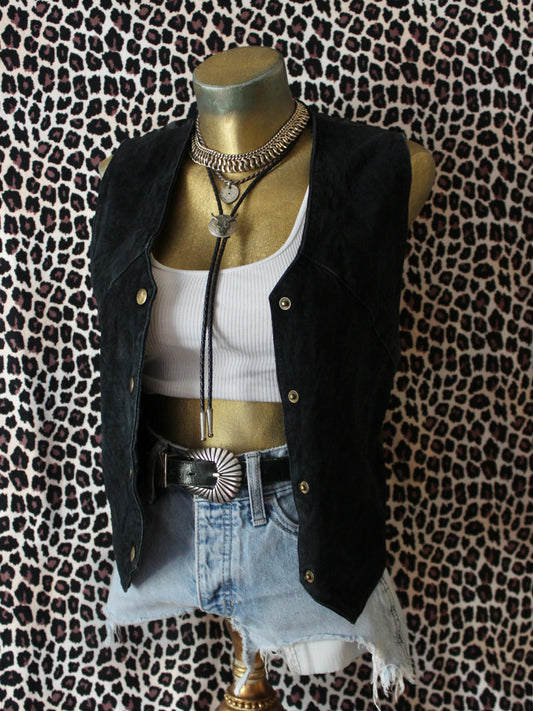 VINTAGE SUEDE VEST