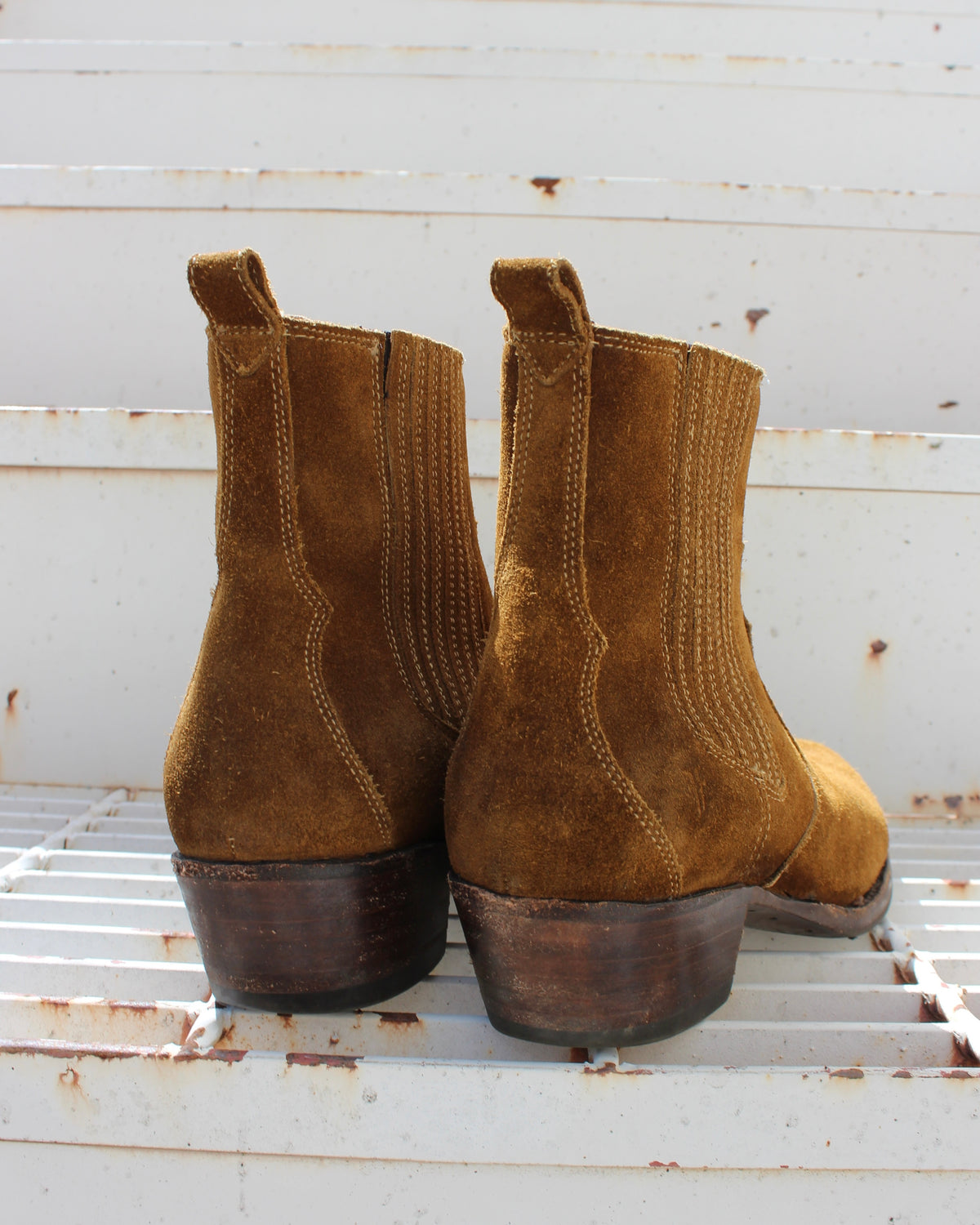 WESTERN SUEDE FRYE BOOTS