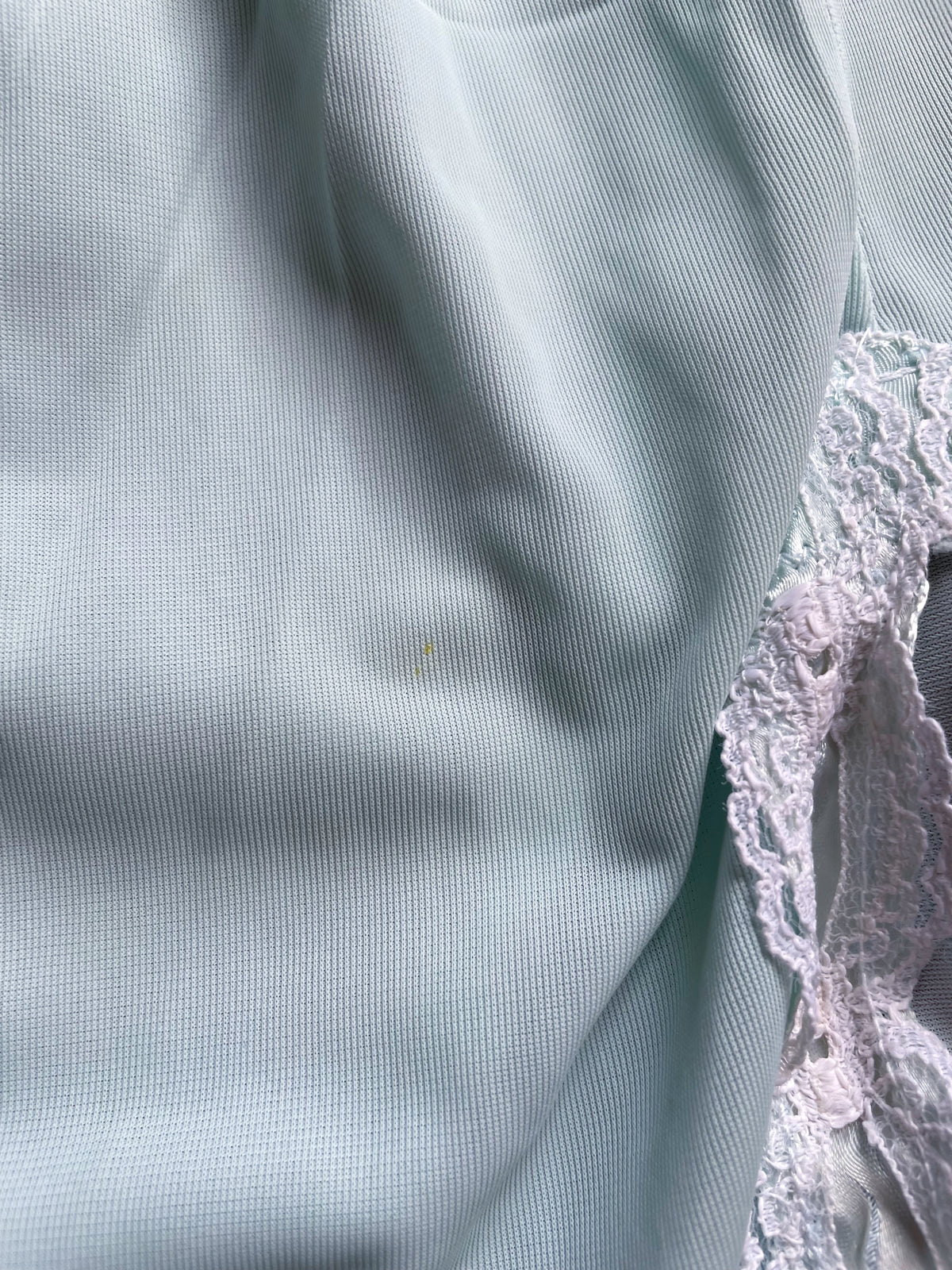 VINTAGE MINT SLIP SKIRT