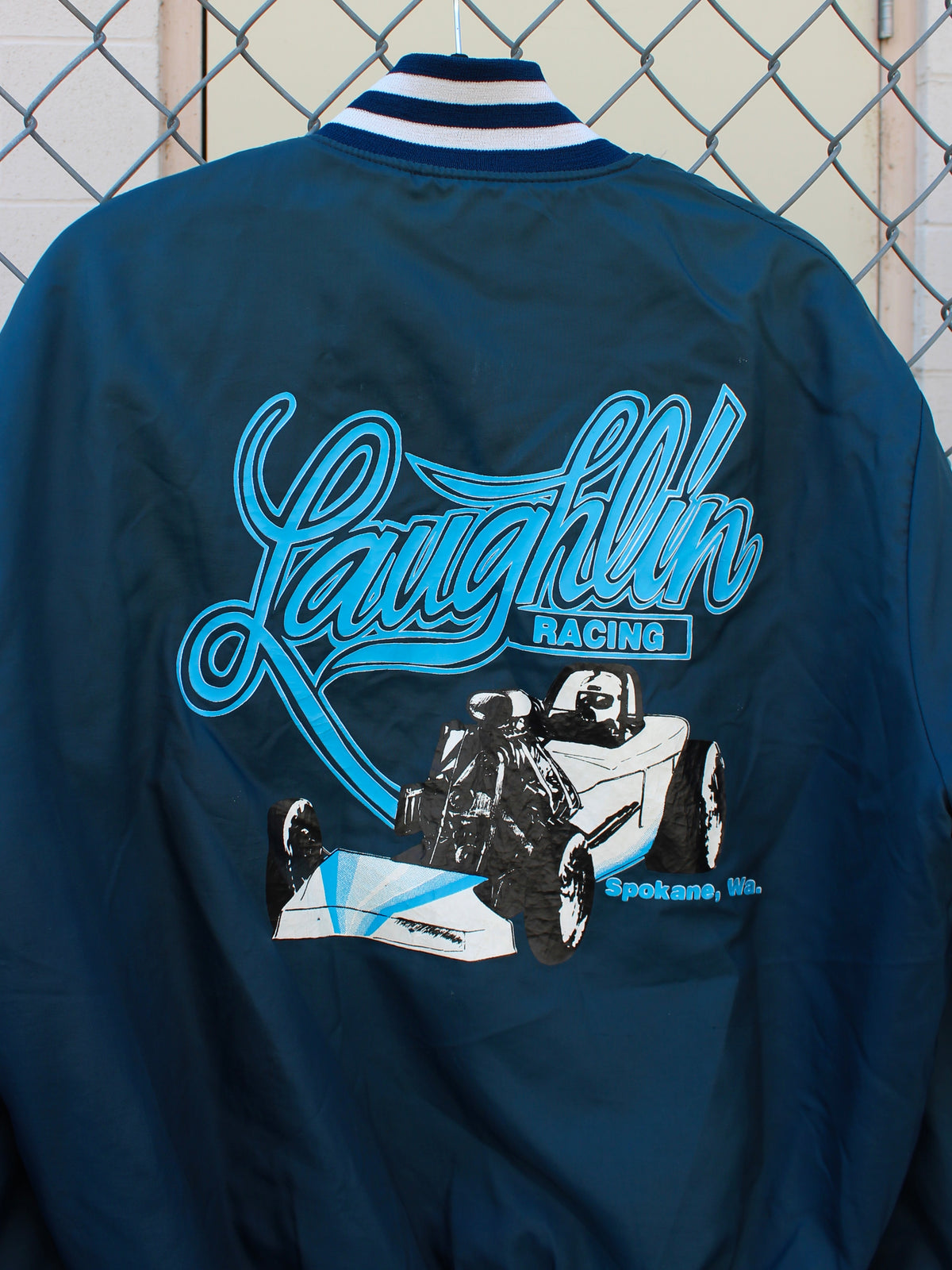 VINTAGE LAUGHLIN RACING BOMBER JACKET