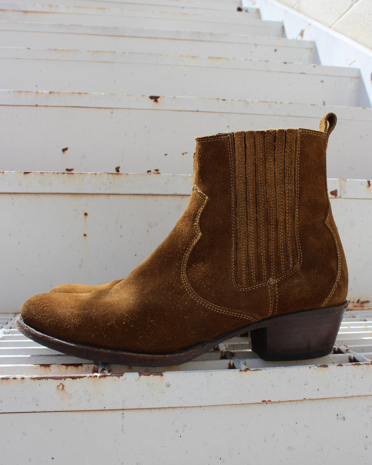 WESTERN SUEDE FRYE BOOTS