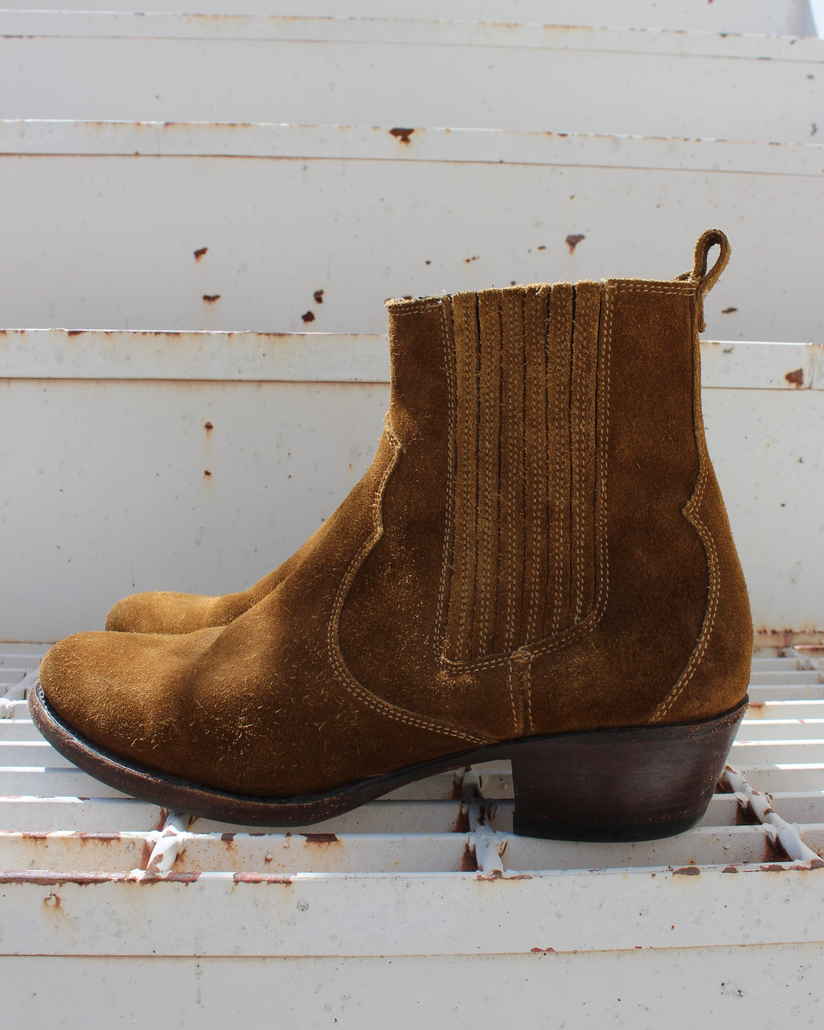 WESTERN SUEDE FRYE BOOTS
