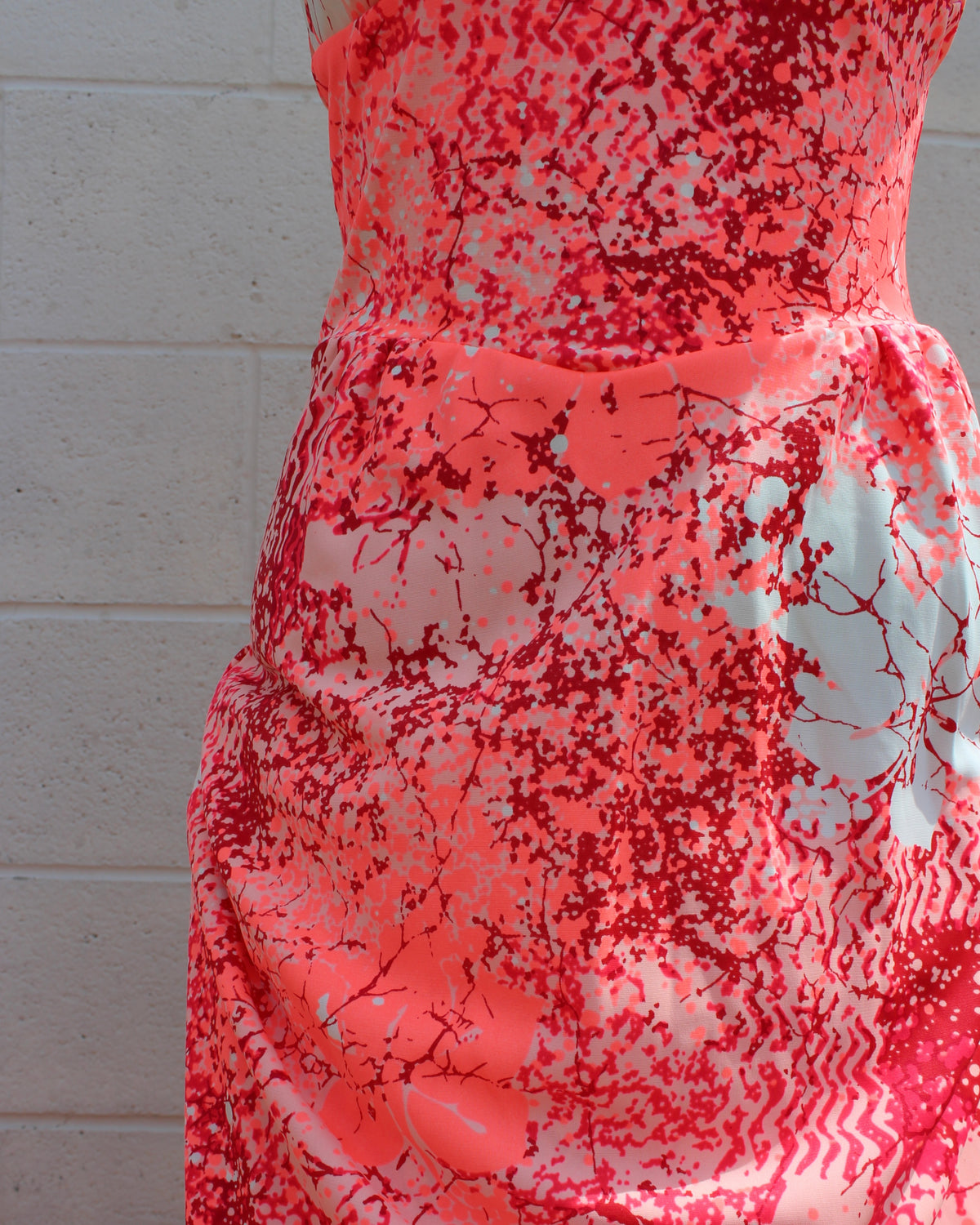 VTG 60’S/70’S HAWAIIAN FLOWER HALTER DRESS