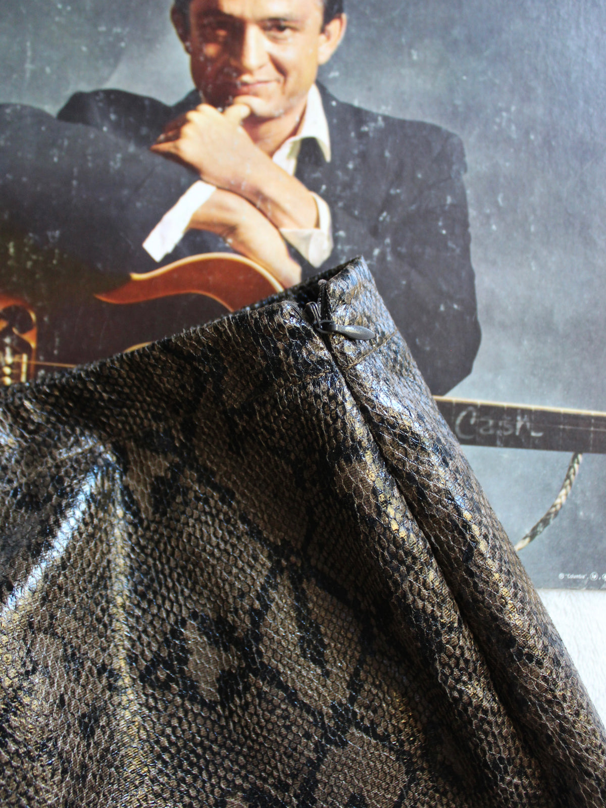 SNAKE PRINT MICRO SKIRT
