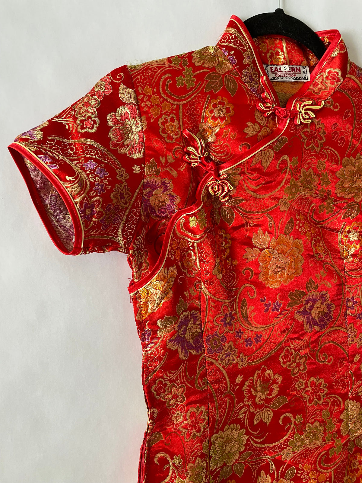 SHORT SILKY QIPAU DRESS