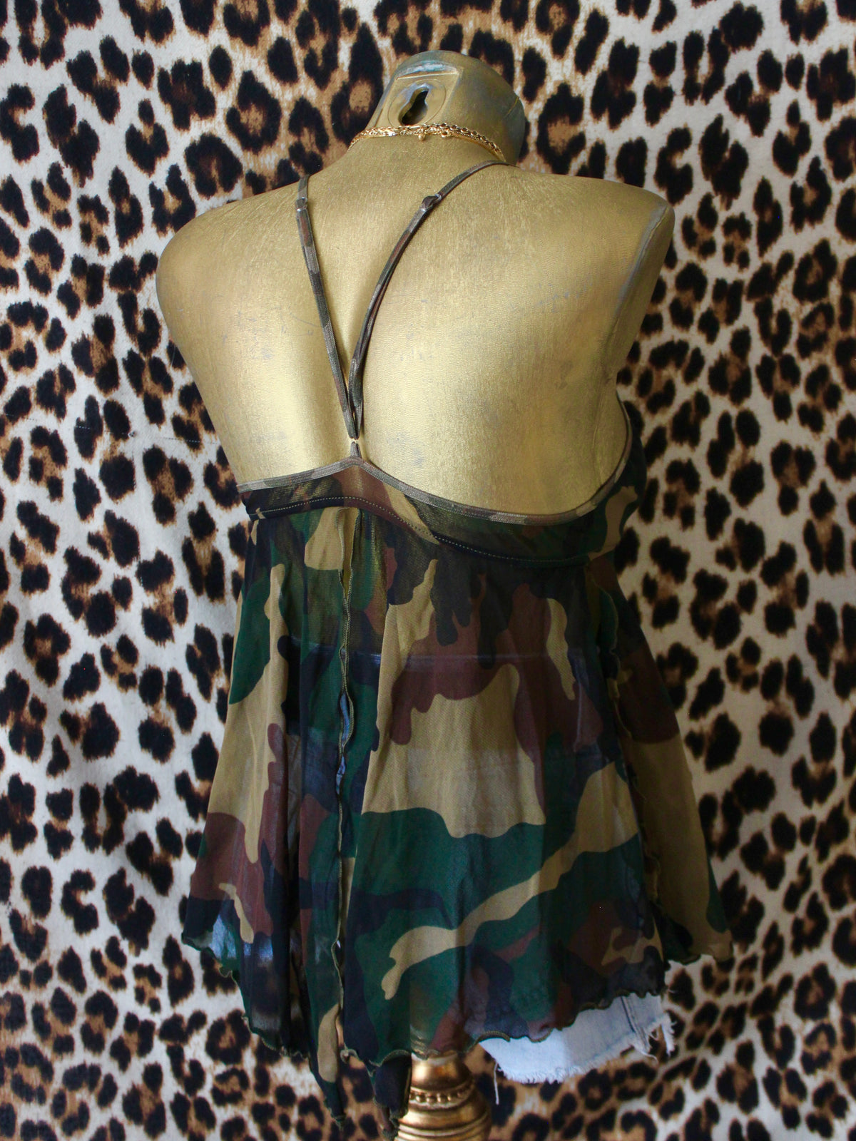 CAMO BABYDOLL TANK