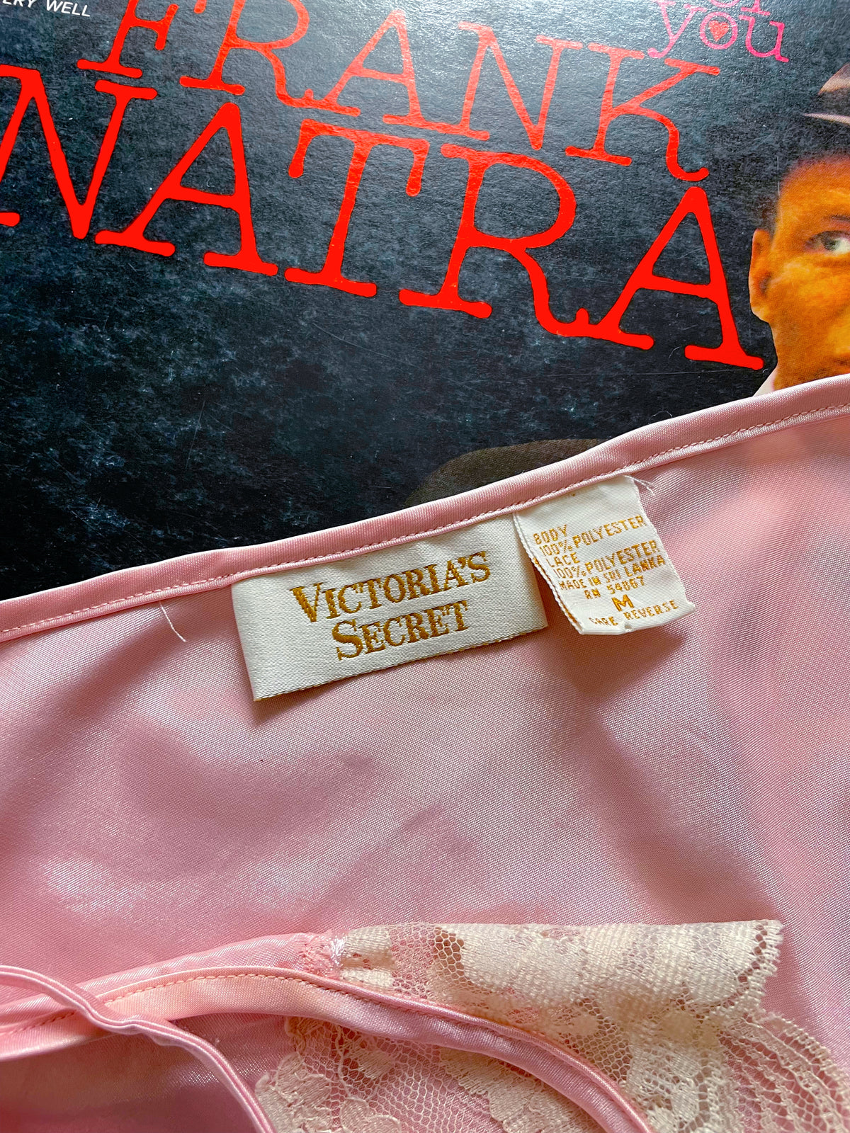 VINTAGE VICTORIA’S SECRET CHAMPAGNE PINK CAMI