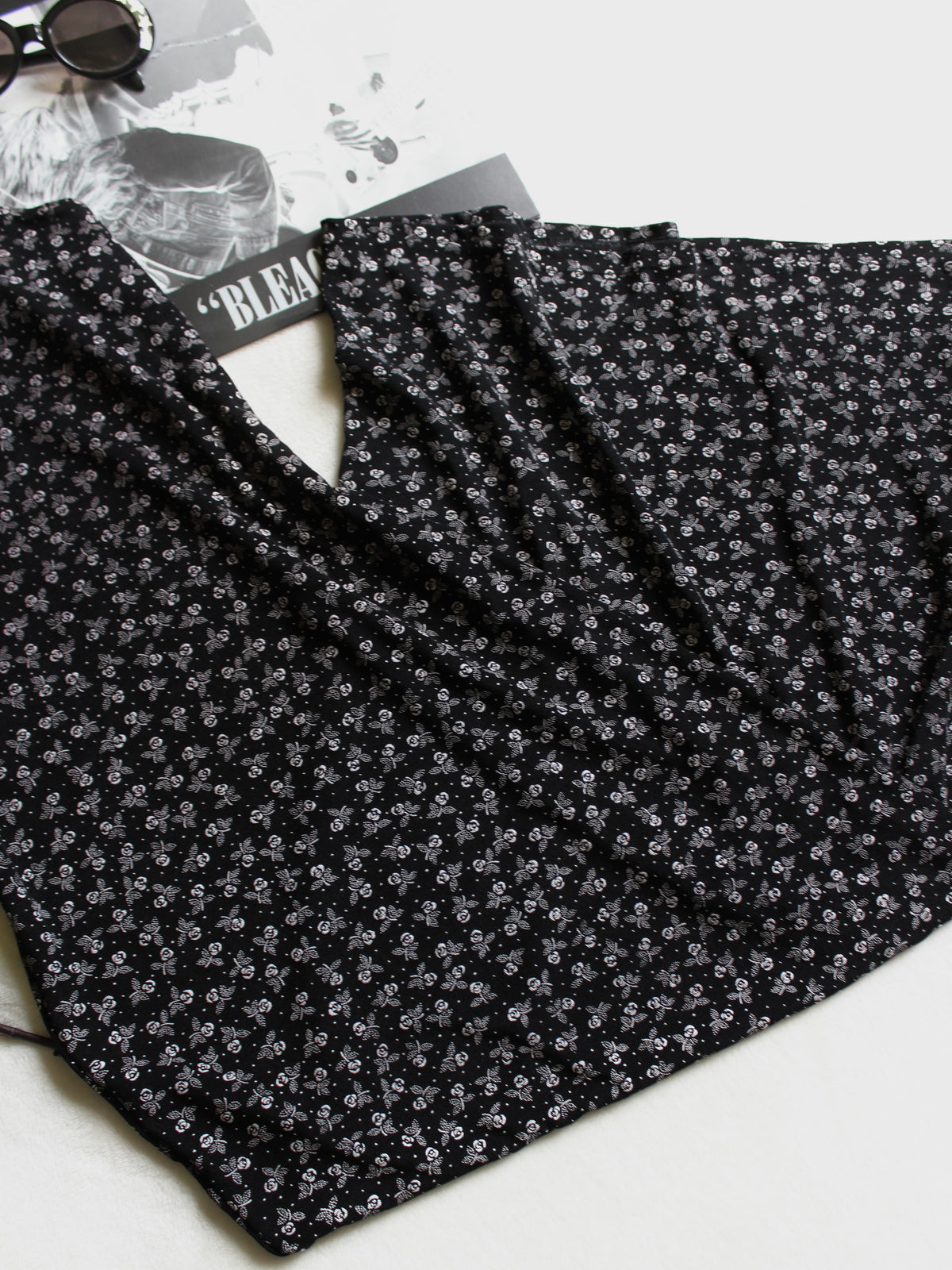 VINTAGE 90’S ROSE PRINT MAXI DRESS
