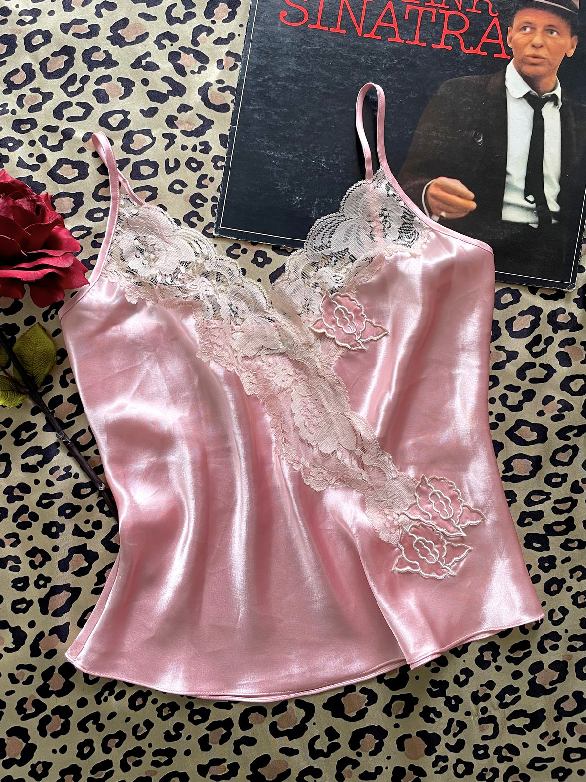 VINTAGE VICTORIA’S SECRET CHAMPAGNE PINK CAMI