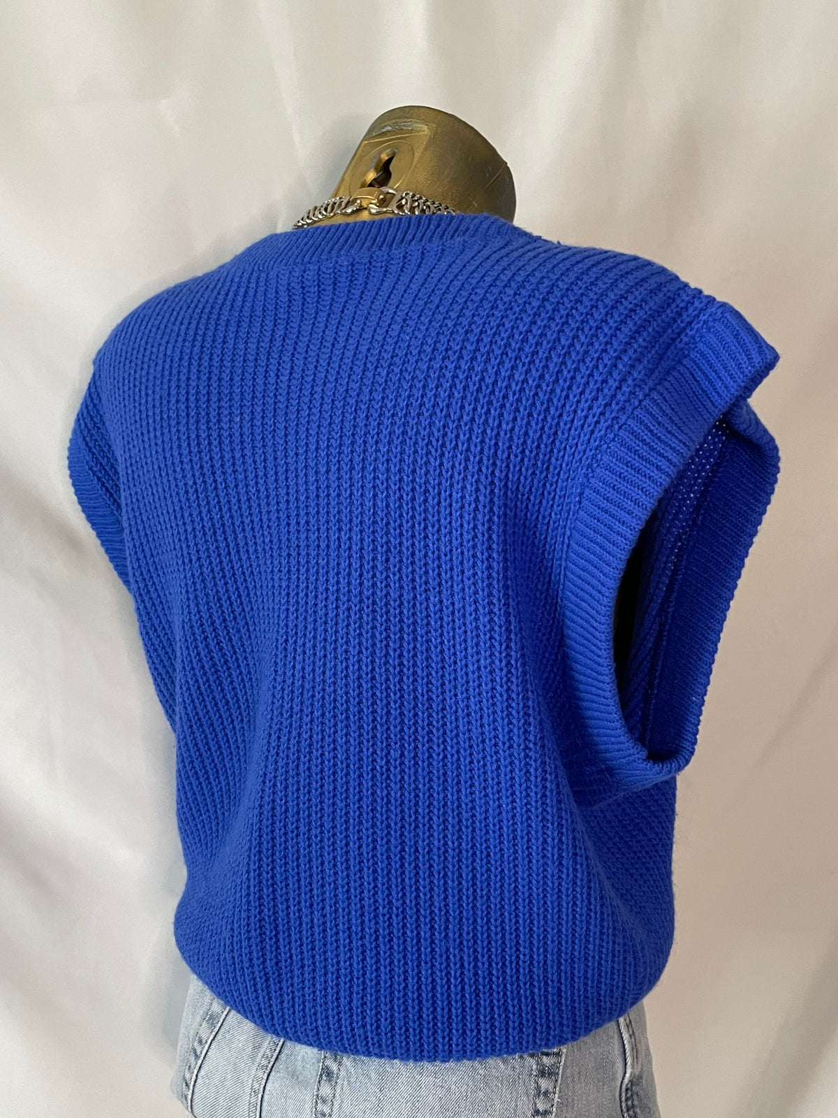 VTG COBALT SWEATER VEST
