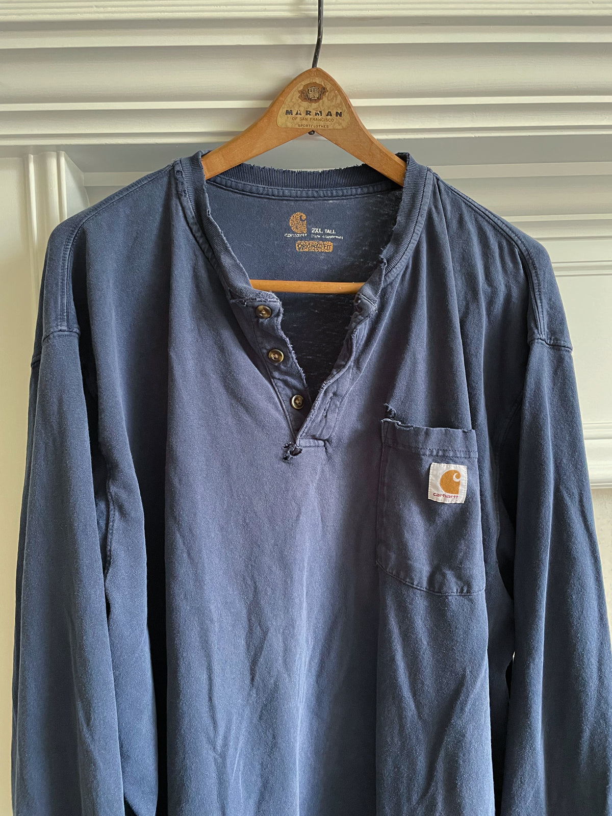 THRASHED CARHARTT LONG SLEEVE