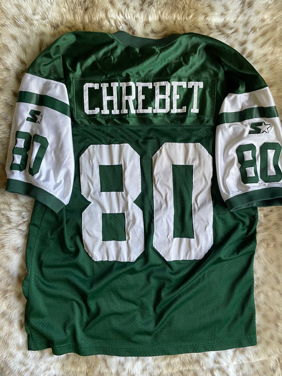 VINTAGE NEW YORK JETS CHREBET JERSEY