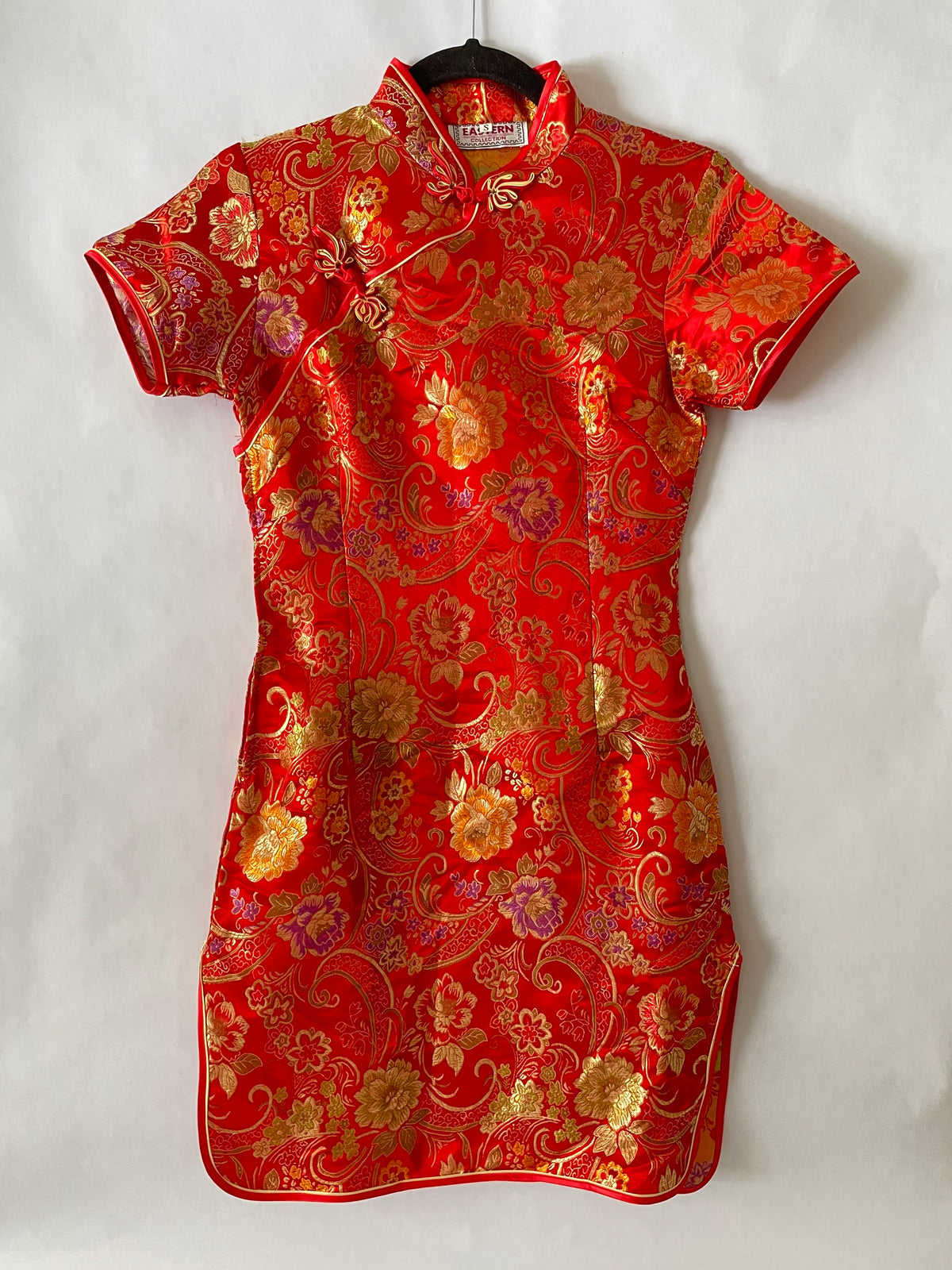SHORT SILKY QIPAU DRESS
