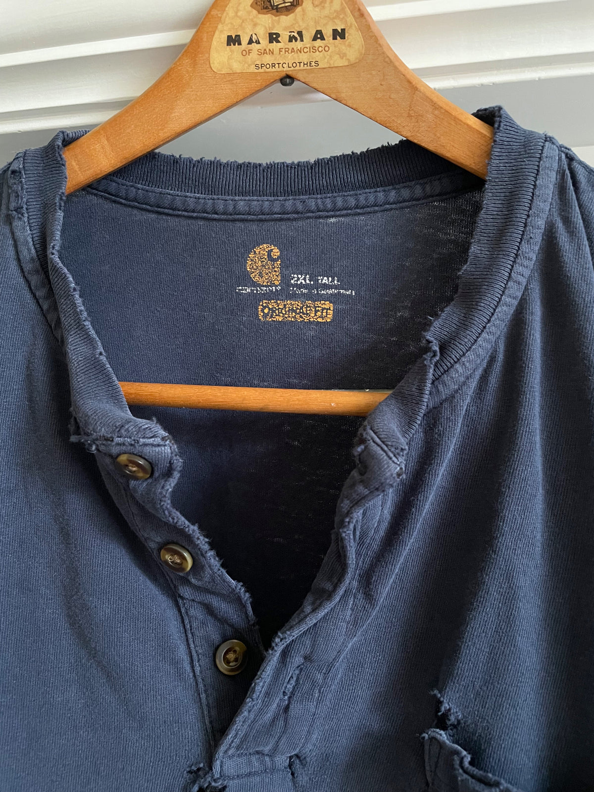 THRASHED CARHARTT LONG SLEEVE