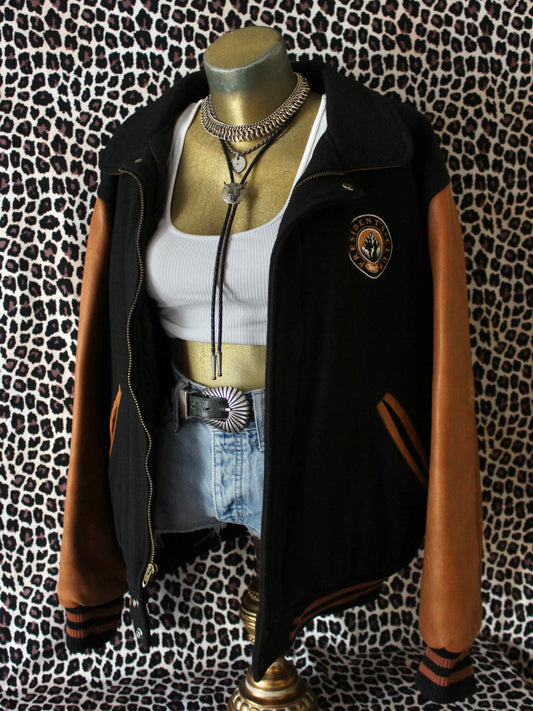 VINTAGE CONTRAST BOMBER JACKET