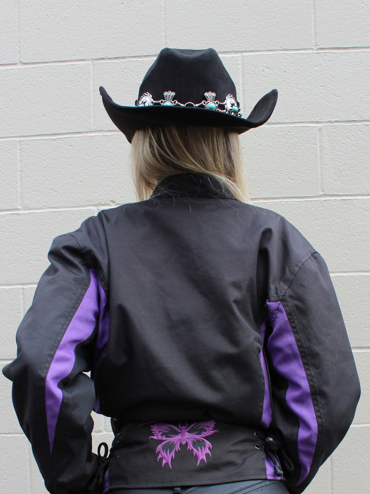 Y2K BUTTERFLY MOTORCYCLE JACKET