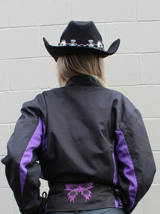 Y2K BUTTERFLY MOTORCYCLE JACKET