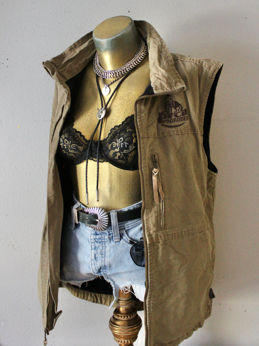 PRCA RODEO CANVAS VEST